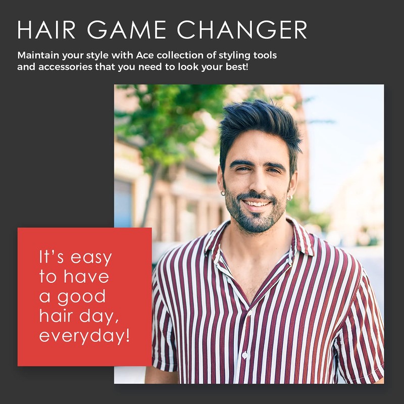 ACE Pocket Fine Tooth Comb - 4.5 Inch, Black -