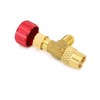 Areyourshop R410A Refrigeration Charging Valve Adapter 1/4" SAE Male to