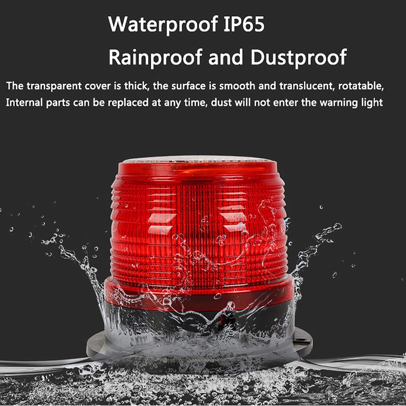 Solar Strobe Warning Safety Flashing Light/Ceiling Strobe Light, with Strong