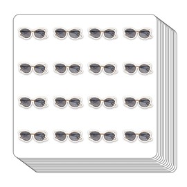 Sunglasses Beach Planner Stickers, 0.5in Monthly Scrapbooking Kids DIY Arts Crafting 208-Pack