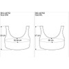 GURU SHOP Goa Psytrance Women's Pixi Yoga Bra Synthetic Bikini