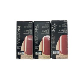 SensatioNail 3 PACK SensatioNail Color Gel Polish 71588 MAUVE MAVEN Shade NOS *READ*