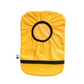 Spoonie Threads Gold Elastic Ostomy Bag Cover | Fashionable & Adjustable Colostomy Stoma Ileostomy Pouches | Gold, 6x9 (Small Opening)