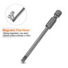 sourcing map 5pcs SL4 Magnetic Slotted Screwdriver Bits 4mm S2