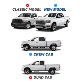 JOYTUTUS Under Seat Storage Compatible With 2019-2024 Ram 1500 Crew Cab(New Body Style), Truck Organizer Back Seat Storage, Underseat Under Seat Storage