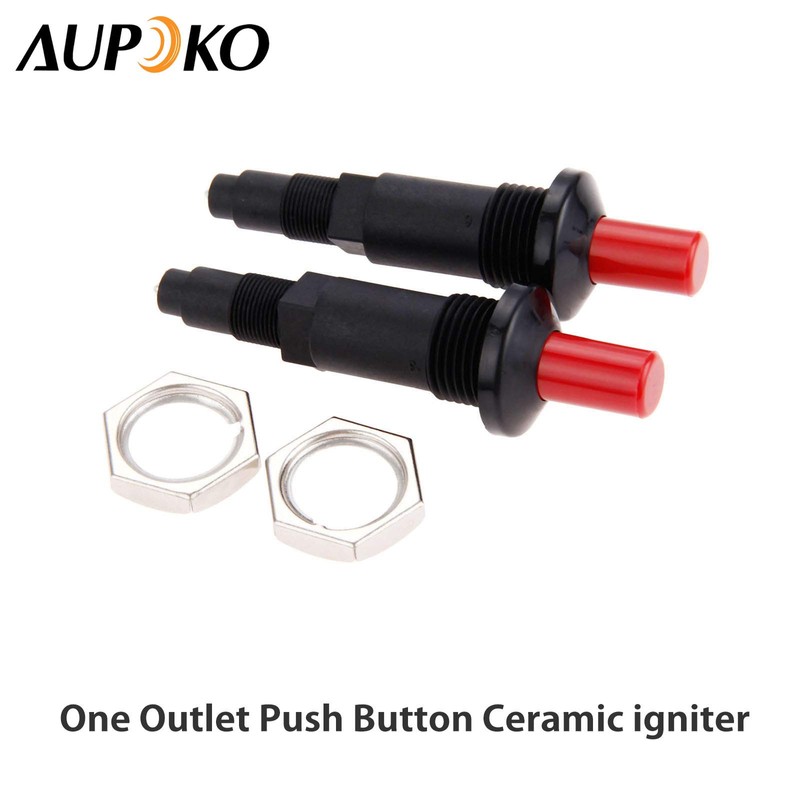 Aupoko Piezo Spark Ignition, One Outlet Plug Push Button Ceramic