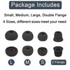 Replacement Eartips Compatible with Powerbeats 3 Powerbeats 2/1, 4 Pairs