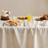 YZJZEDS Linen Tablecloth with Tassels, Farmhouse Style Light Beige Tablecloth,