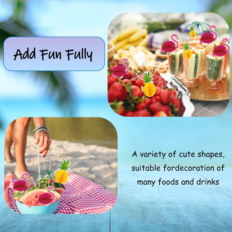 Cocktail Accessories for Drinks,100 pcs Cocktail Decorations Party Pack with