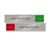 Slider Nameplates and Signs 10" x 2" - "Meeting Room"