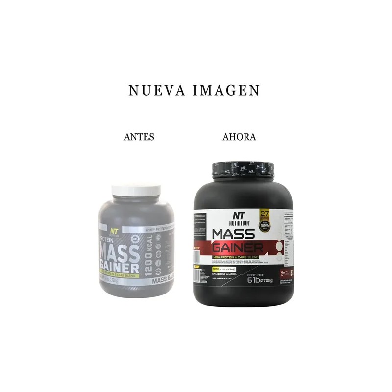 Nt Nutrition Mass Gainer Ganador De Masa Y Peso Whey