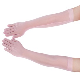 Black Omen bs514-f-6706-lpk Long Gloves, Cosplay 8 Colors (6706 - Light Pink), One Size Fits All