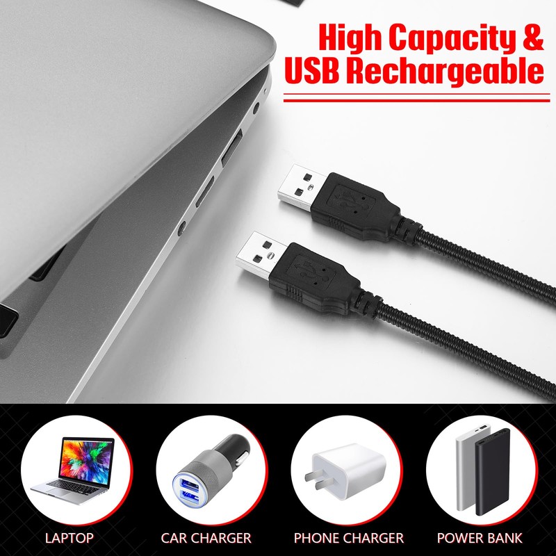 Mudder Portable USB Light Laptop Light for Keyboard Flexible Stick