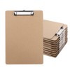 BESARME 20 Pack Clipboards Bulk 9x12.5'', Hardboard Hanging Clip Board