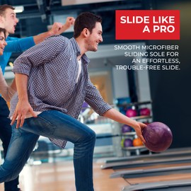 BSI Unisex Kaizen Dial Shoe - Lightweight Bowling Shoes with Enhanced Comfort & Support, Teal/Red/Purple, Size 4.5/6