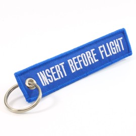 Rotary13B1 Insert Before Flight - Keychain - Blue