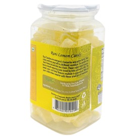 Rani Lemon Candy 5.25oz (150g) Vacuum Sealed, Easy Open Top, Resealable Container ~ Indian Tasty Treats | Vegan | Gluten Friendly | NON-GMO | Indian Origin