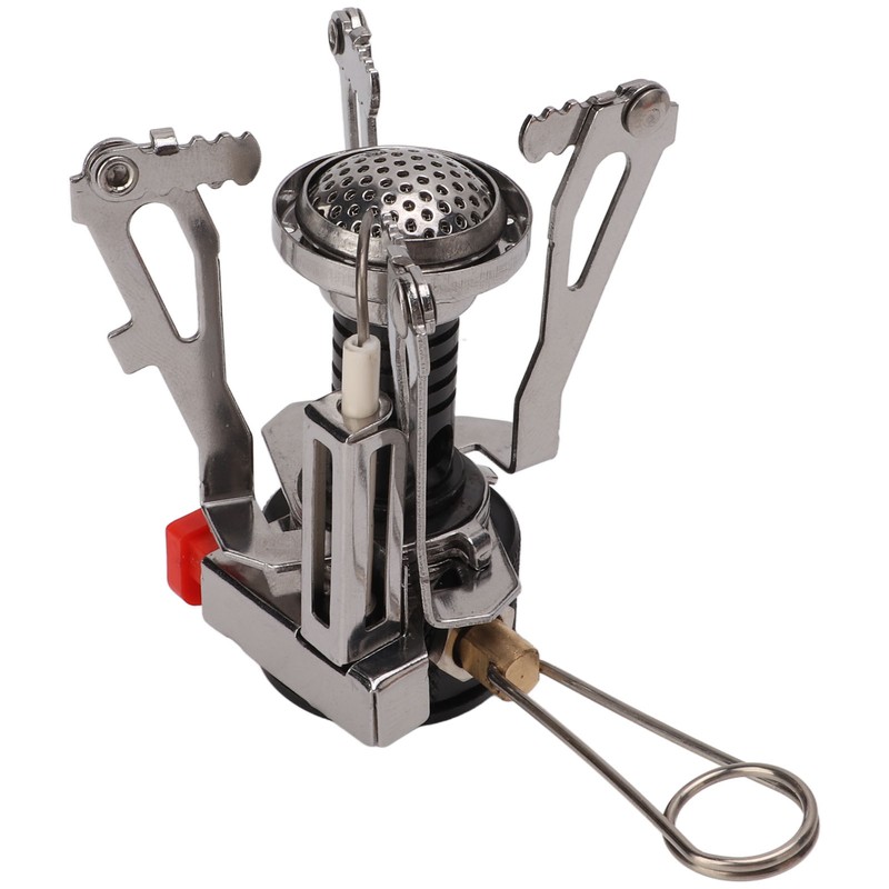 Mini Gas Stove Folding Piezoelectric Ignition Stable Support Portable Camping