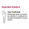 Hermex CM-26C Furniture lock, model 26, chrome