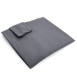 Vekkia King Size Bed Wedge Pillow Replacement Cover(Gray 76"x10"x6")