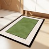Ultra Thin Bath Mat 24"x16",Absorbent Quick Dry Washable Bath Rug,