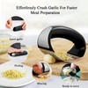 Eastrise Stainless Steel Garlic Press,Rocker Crusher Masher,Portable Manual High Performance