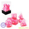 Bescon Moonstone Dice Set Peachy, Bescon Polyhedral RPG Dice Set
