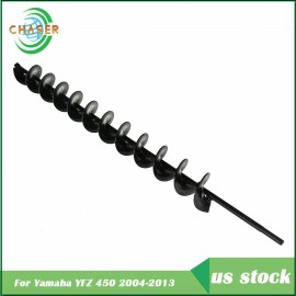 ALL-CARB 2" × 24" Precision Black Auger Drill Bit For Garden Plant Flower Planter Spiral