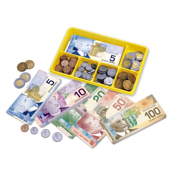 Learning Resources Learning Resources Canadian Currency-X-Change, Pretend Play Money for
