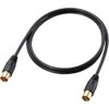 ELECOM Antenna Cable 2.5C Slim Type F Terminal Plug-in Type