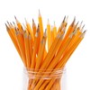 Sikao Presharpened Pencils Bulk 100 Pack 2 HB Yellow Woodcased