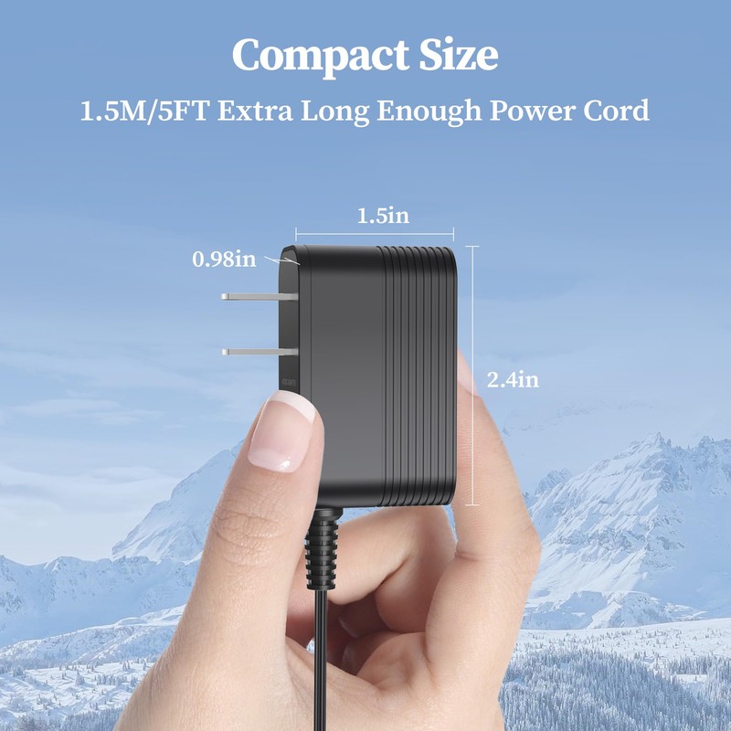 Charger for Wyze Cordless Vacuum Power Cord for Wyze WCVV2CD