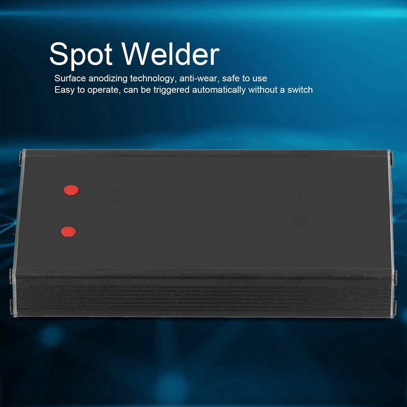 Spot Welding Machine Black Mini Portable DIY Aluminum Alloy Fireproof