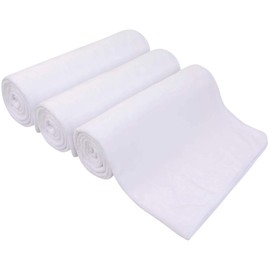 HIDMD Microfibre Sports Towels Gym Towels Fast Drying & Absorbent Workout Sweat Towels for Gym Fitness,Yoga, Camping 3-Pack 40cm X80cm WHITE