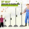 5-in-1 Metal Rake Set, 2 PC Adjustable Rake for Leaves,39