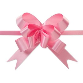 Butterfly Pull Bows 4" with 10 Pack by A1 Bakery supplies (Pink)