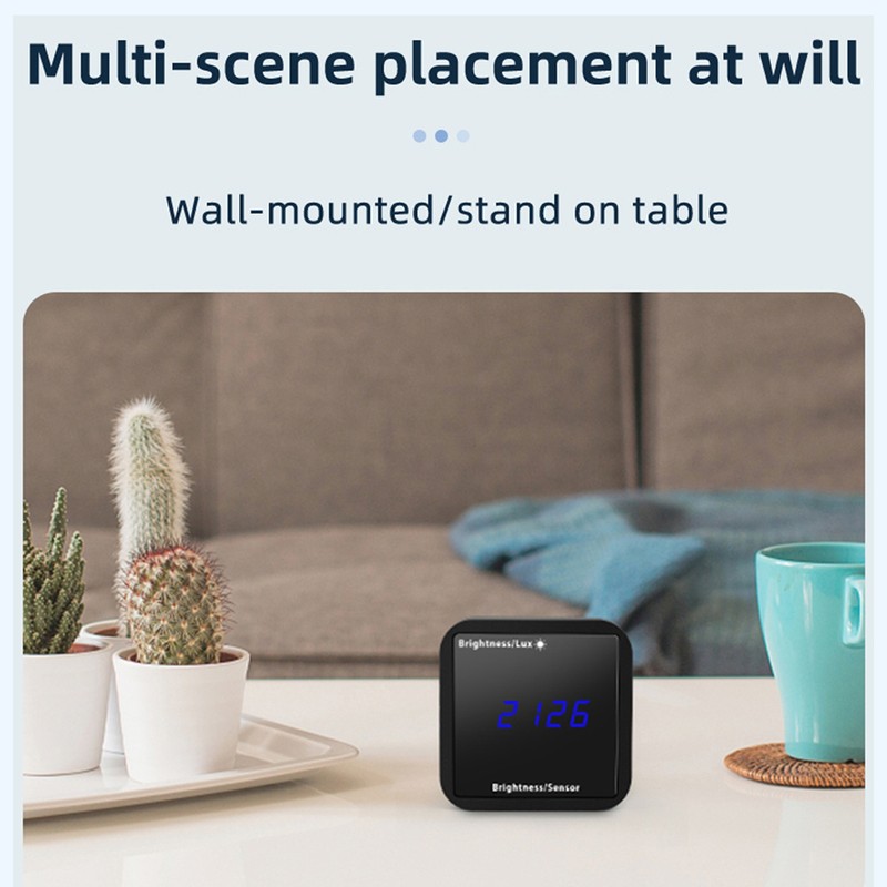 Tuya ZigBee Intelligent Light Detector Temperature & Humidity Sensor with