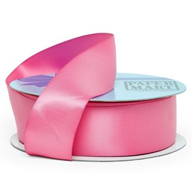 1 1/2" X 50 Yards Hot Pink Double Face Satin Ribbon