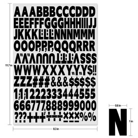 504 Piece 1 Inch Iron On Heat Transfer Letters and Numbers Alphabets Numbers Fabric Vinyl Letter DIY for Sport Jerseys T Shirts Clothes Slogan Printing Crafts Decoration (10 Color Optional) (Blue)