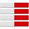 Gzyqzda Safety Reflective Tape 2”x12'', 10pack Waterproof Self Adhesive Auto