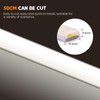 HEGEHE Dimmable COB Neon Strip with Dimmer Switch, IP65 Waterproof
