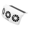 Car Exhaust Fan Solar Powered 3 Fans Ventilation Cooling Odor