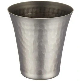 Nagao Tsubamesanjo TW-11 Titanium Sake Glass, Hammered, 2.4 fl oz (65 ml), Made in Japan