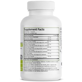 Bronson Liver Detox Advanced Detox & Cleansing Formula Supports Health Liver Function with Milk Thistle, Dandelion Root, Turmeric, Artichoke Leaf & More, Non-GMO, 60 Vegetarian Capsules