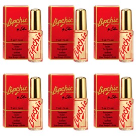 Ella International Lip Chic – 6-Pack All-Day Lipstick Sealer, Smudge-Proof & Long-Lasting, 0.25 oz Each