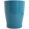 iDesign Round Plastic Waste Basket, The Franklin Collection – 7.7"