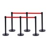 Silencear Crowd Control Stanchions, 35 Inch Stanchion Set Crowd Control