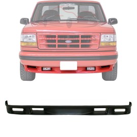 Autoelements Front Bumper Lower Valance Panel Primed with Fog Light Holes for 1993-1995 Ford F-150 Lightning Model Direct Replacement F3TZ17626B