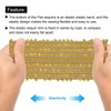 QUARKZMAN 5.5 Yards 3 Inch Elastic Sequin Border 3 Rows