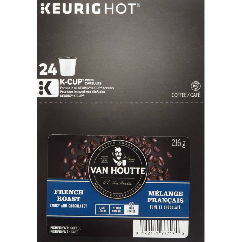 Van Houtte Coffees French Roast K-cups, 24-Count - Pack of